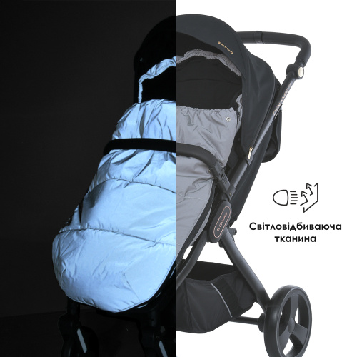 Конверт у дитячу прогулянкову коляску El Camino ME 1131 Footmuff Plus Reflective фото 3