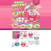 Набір для творчості T 913 A 2 кольори, аквагель, форми, варильна поверхня, горщик для варіння, ефект закипання води, підсвітка, озвучення англійс