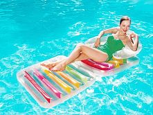 Шезлонг - крісло пляжне надувне BestWay 43023 (89*201 см, підголівник та підлокітники, вік 8+, до 90 кг)