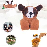 М’яка іграшка-браслет 034-4 чіпляється лапками на руку