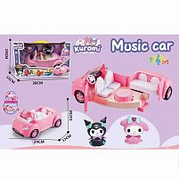 Набір героїв YQ 8103 машинка трансформується, 2 фігурки героїв, підсвічування, пісня англ. мовою, рухомі деталі, в коробці