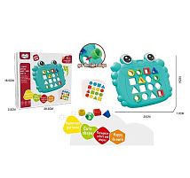 Логічна гра 368-12 платформа, геометричні фігурки, картки із завданнями, в коробці