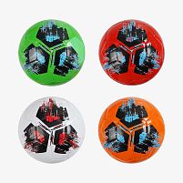 М`яч футбольний C 70300 4 види, вага 300-310 грамів, гумовий балон, матеріал PVC, розмір №5, ВИДАЄТЬСЯ МІКС