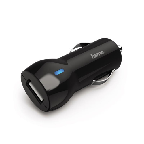 Картинка  Автомобильное ЗУ HAMA Car Charger 2.4А, black (00183259) от магазина cd-market