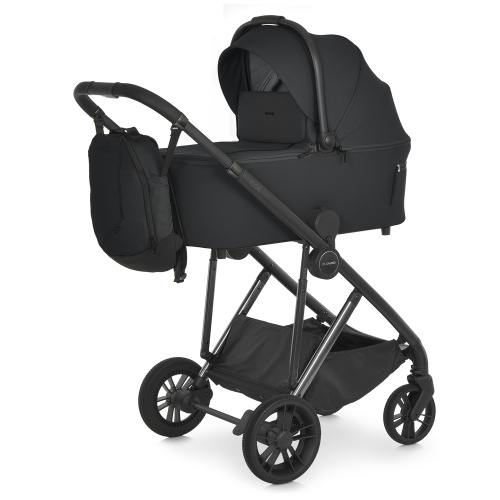 Коляска дитяча прогулянкова El Camino ME 1190 Black (розкладена: 59*103*110 см, складена: 45*59*67 см, колеса: передні 7,1"/задні 9.25"/PU, до 22 кг)