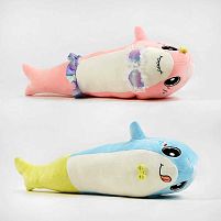 М’яка іграшка M 14732 2 види, акула, довжина 64 см