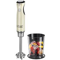 Картинка  Ручной блендер Russell Hobbs  Retro, 700 Вт, 2 скорости, Кремовый (25232-56) магазин cd-market