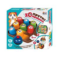 Настільна гра "Пруткі ховрашки" 79026 "4FUN Game Club", дзвінок, 25 ігрових карток, ковпачки, наліпки, у коробці