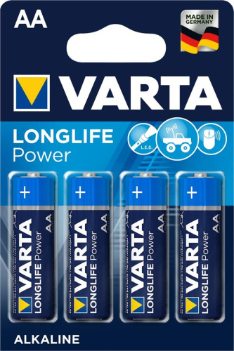 Картинка  Батарейка VARTA LONGLIFE POWER AA BLI 4 ALKALINE (04906121414) от магазина cd-market
