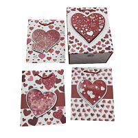 Пакет подарунковий паперовий S "Love You 3D" 18*23*10см Stenson R98493-S