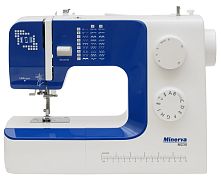 Картинка  Швейная машина MINERVA M230, 85 Вт, 23 швейные операции, бело-синяя (M-M230) магазин cd-market