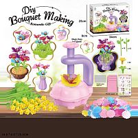 Набір для творчості SY 026 інструмент, ваза, підсвічування, заготовки для квітів, аксесуари, в коробці