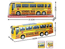 Автобус 8807 розмір 35х8х11 см, інерція, в слюді