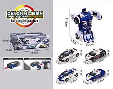 Машинка-трансформер 716-2 "Поліція", інерція, в коробці