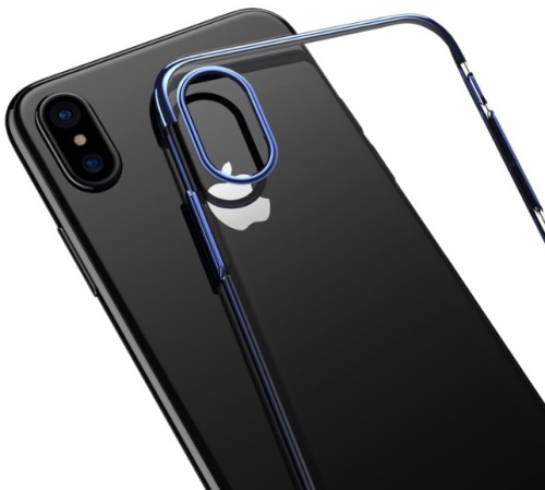 Картинка  Чехол Baseus для iPhone XS Glitter , Blue (WIAPIPH58-DW03) от магазина cd-market фото 2