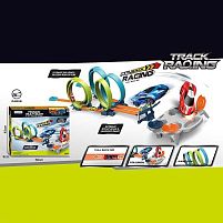 Трек JJ 172 2 машинки, інерція, трюкові петлі, “мішень”, в коробці