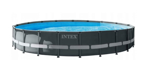 Каркасний басейн Intex 26340 (132*732 см., об'єм: 47241 л., пісочний фільтр-насос 10500 л/год, драбина, тент, підстилка, серія: Ultra XTR Frame) фото 3