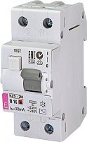 Картинка  Дифференційний автоматичний вимикач ETI KZS-2M B 16/0,03 тип AC (10kA) (2173104) магазин cd-market