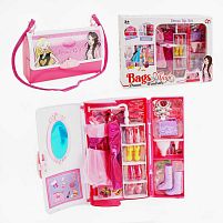 Шафа з одягом JJ 8708 2 сукні, взуття, аксесуари, шафа-сумочка, в коробці