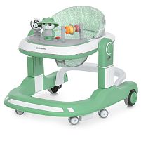 Ходунки дитячі El Camino ME 1200 Green (колеса: 6 шт, стопори: музика, світло, кермо, рухомі детал, бежевий)