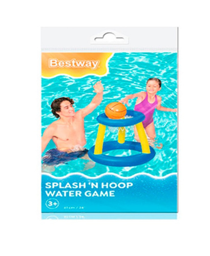Дитяче надувне баскетбольне кільце BestWay 52418 «Водний баскетбол» (Ø61 см, ↑49 см, м'ячик) фото 5