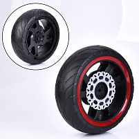 Колесо для дитячого електромотоцикла Bambi Racer M 6142-R-EVA WHEEL (заднє, Ø36 см/↔12 см/EVA)