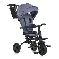 Велосипед дитячий триколісний Turbotrike MT 1055 Grey (колеса: переднє 10"/EVA, заднєє: 8"/EVA, рама: метал, батьк. ручка, нахил спинки, до 30 кг)