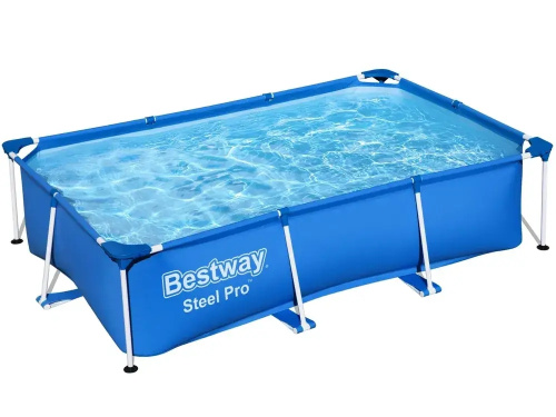 Каркасний басейн Bestway 12965 (42*159*228 см., об'єм: 1270 л., картриджний фільтр-насос 1250 л/год, серія: Steel Pro) фото 2
