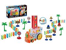 Потяг 928 звук, підсвічування, автоматичне викладання цеглинок, декорації, наліпки, в коробці