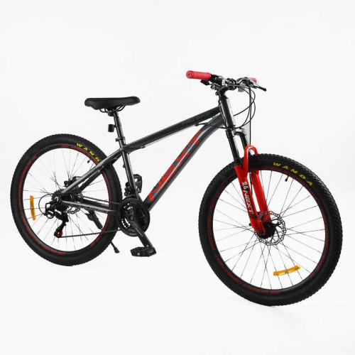 Велосипед двоколісний спортивний Corso NX-26159 «Next» (колеса Ø26"/гума, рама: 15"/алюміній, швидкостей: 21, обладнання Shimano) фото 2