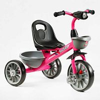 Велосипед 3-х колісний BS-20470 "Best Trike"  колеса EVA переднє 12’’, заднє 10’’, сталева рама, фара з музикою та світлом, 1 пісня українською та 