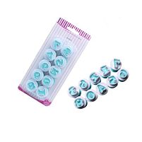 Плунжер кондитерський для печива/мастики "Numbers" 10пр/наб 3.5*2.5см Stenson R97305