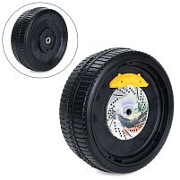 Колесо для дитячого електромобіля Bambi Racer M 6107-F-PU+EVA (переднє, Ø25,5 см, ↔9 см, PU+EVA)