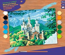 Картинка  Набор для творчества Sequin Art PAINTING BY NUMBERS SENIOR Neuschwanstein Castle SA0128 магазин cd-market