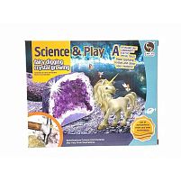 Вирощування кристалів та розкопки 228 D реактиви для вирощування кристалів, мисочка, мірний стакан, інструменти, в коробці