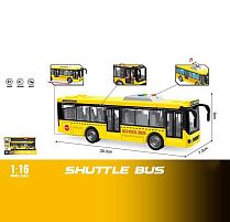 Автобус WY 910 A звуки, підсвічування, інерційний механізм, масштаб 1:16, дверцята відчиняються, в коробці