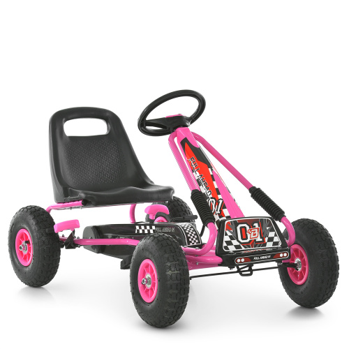 Веломобіль дитячий Bambi Kart M 0645(2)-8 (60*62*101 см, колеса: передні Ø10,2"/задні Ø10.2"/гума, рама: метал, до 30 кг)
