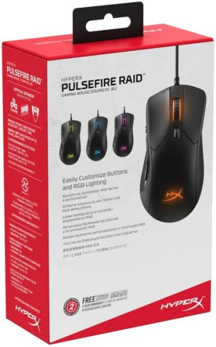 Картинка  Мышь HyperX Pulsefire Raid (HX-MC005B) от магазина cd-market фото 3