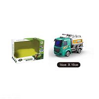 Спецтехніка RL 589-13 G 4 "Автоцистерна", інерційний механізм, довжина 16 см, гумові колеса, рухомі елементи, в коробці