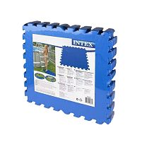 Мат-підкладка для басейнів Intex 29081 (▭ 50*50 см, товшина 1 см, ціна за 8 шт в упаковці, загальна пллоща: 2 м²)