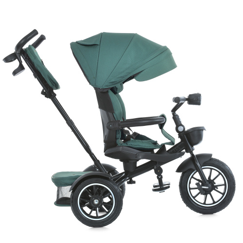 Велосипед дитячий триколісний El Camino ME 1193 Green «MODENA» (колеса: передні Ø10.2"/задні Ø9"/гума, рама: сталь, батьк. ручка, до 30 кг) фото 3