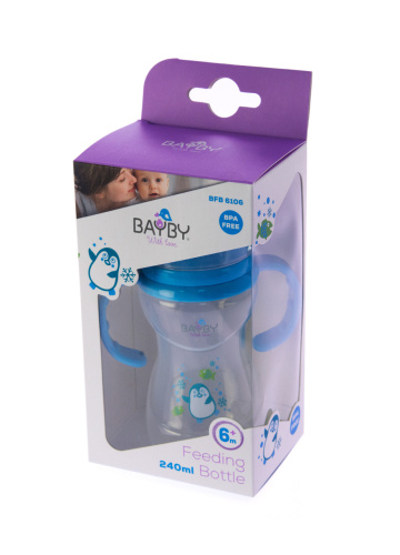 Картинка  Бутылочка для кормления Bayby BFB6106 240ml 6м+ синий от магазина cd-market фото 7