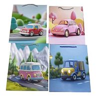 Пакет подарунковий паперовий L "Transport 3D" 40*30*12см Stenson R34521-L