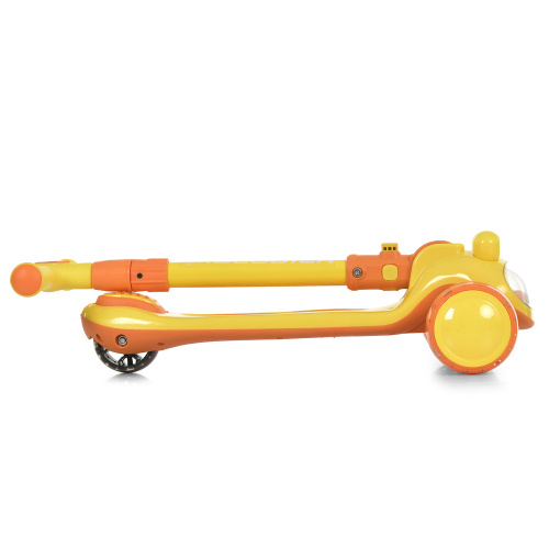 Самокат триколісний iTrike JR3-134-Y (колеса: передні Ø4,22"/заднє Ø3,34"/PU, рама: пластик/складна, підсвітка, музика, до 25 кг) фото 2