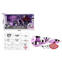 Набір посуду 988 C 57 12 елементів, металевий, в коробці