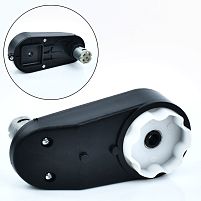 Редуктор колеса в зборі з мотором для дитячого електроквадроцикла Bambi Racer M 6125,M 6126-GEAR BOX (6V, 15000RPM, вісь: Ø10 мм, ↔17 см)