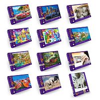 Пазли 500ел. C500-13-01 02 03...12 (12) ВИДАЄТЬСЯ ТІЛЬКИ МІКС ВИДІВ, "Danko Toys"