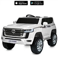 Картинка  Електромобіль дитячий Bambi Racer M 6146EBLR-1 «Toyota L.Cr.» (позашлях, колеса: EVA, акк. 12V/12Ah, мотор: 4*45W/12V/RPM15000, до 3-6 км/г, до 30 кг) магазин cd-market