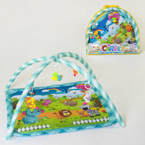 Коврик игровой 829 (18) 5 подвесок, в сумке