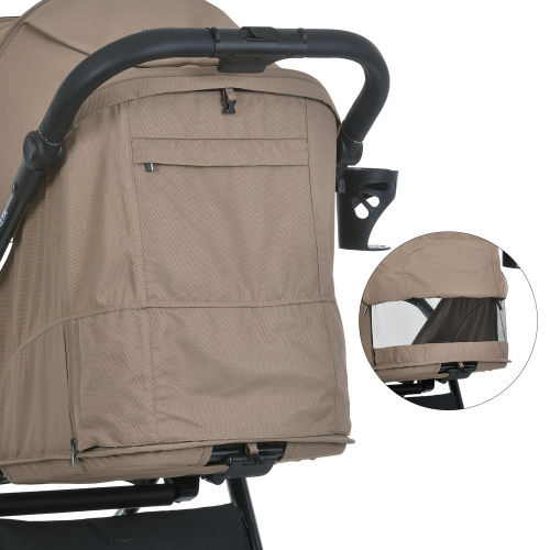 Коляска дитяча прогулянкова El Camino ME 1182 MALTA Coffee Beige фото 18